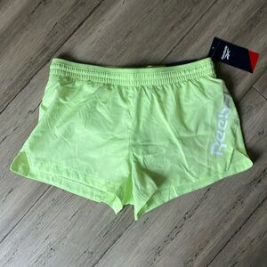 Reebok Relaxed Vector Relaxed Running Shorts Lime Green S